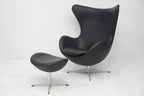 Fritz Hansen Egg Chair & Ottoman von Arne Jacobsen