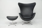 Fritz Hansen Egg Chair & Ottoman von Arne Jacobsen
