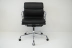 Vitra - Soft Pad Chair EA208 - Leder nero