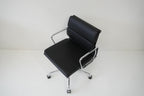 Vitra - Soft Pad Chair EA208 - Leder nero