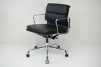 Vitra - Soft Pad Chair EA208 - Leder nero